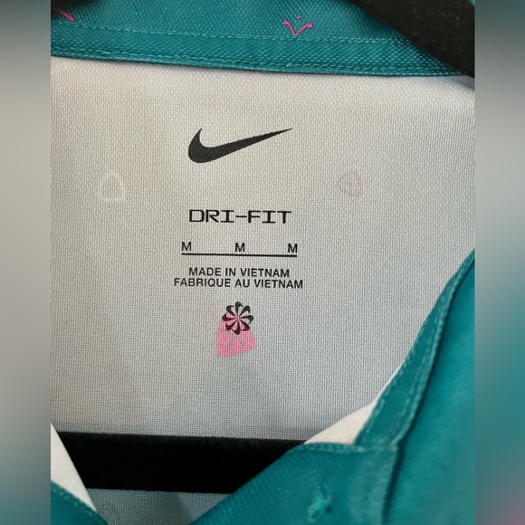 NEW Nike Dri-FIT Victory Big Kids' (Girls') Printed Golf Polo | Teal Print | Med - Picture 6 of 10